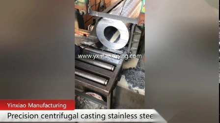 Fundición centrífuga Ht250 Mangas de hierro gris Tubo Tubo Rodillo de hierro Fundición centrífuga de acero aleado con mecanizado CNC