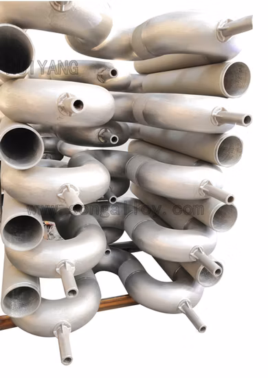 Tubo de acero 1,4859 Tubo de fundición centrífuga Tubo radiante